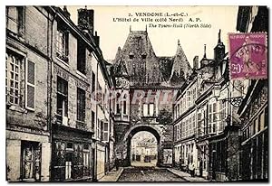 Carte Postale Ancienne Vendome L'Hôtel de Ville Cote Nord Fabrique de Vannerie