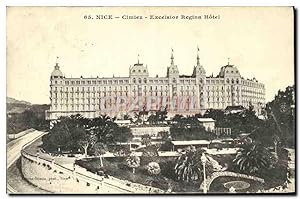 Carte Postale Ancienne Nice Cimiez Excelsior Regina Hôtel