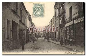 Carte Postale Ancienne Saint Leu Grande Rue