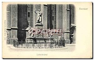 Carte Postale Ancienne Hanover Lutherdenkmal