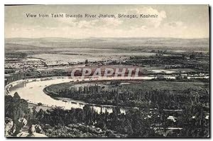 Carte Postale Ancienne View from Takht towrds River Jhelum Srinagar Kashmir
