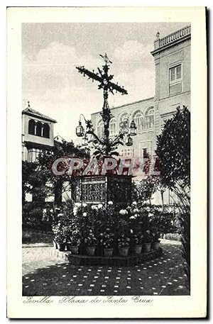 Carte Postale Ancienne Sevilla Plaza de Santa Cruz