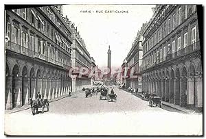 Carte Postale Ancienne Paris Rue Castiglione