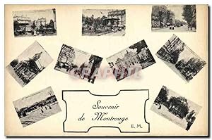 Carte Postale Ancienne Souvenir de Montrouge