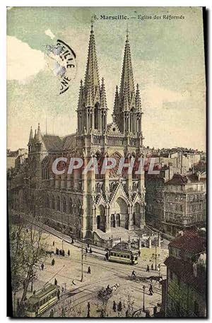 Carte Postale Ancienne Marseille Eglise des Reformes