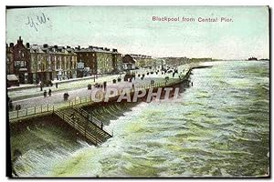 Carte Postale Ancienne Blackpool from Cenral Pier
