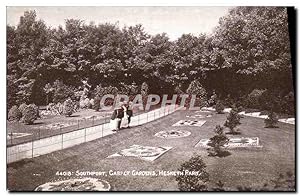 Carte Postale Ancienne Southport Carpet Gardens Hesketh Park