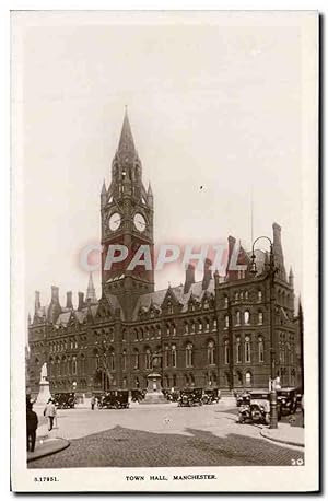 Carte Postale Ancienne Town Hall Manchester