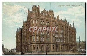 Carte Postale Ancienne Midland Hôtel Manchester
