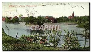 Carte Postale Ancienne Whitworth Park Manchester