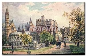 Carte Postale Ancienne Oxford Balliol College