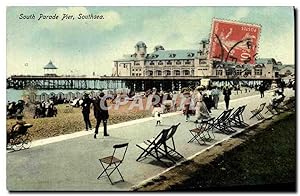 Carte Postale Ancienne Soth Parade Pier Southsea