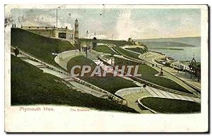 Carte Postale Ancienne Plymouth Hoe The Shelters