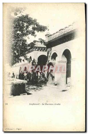 Carte Postale Ancienne Algerie Laghouat Le bureau arabe