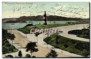 Carte Postale Ancienne Plymouth Hoe from Citadel