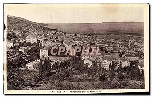 Carte Postale Ancienne Bastia Panorama sur la ville