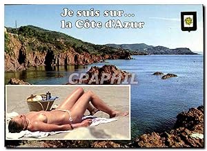 Carte Postale Moderne Je Suis Sur la Cote d'Azur