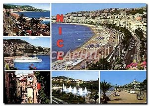Carte Postale Moderne Nice La Cote D'Azur French Riviera