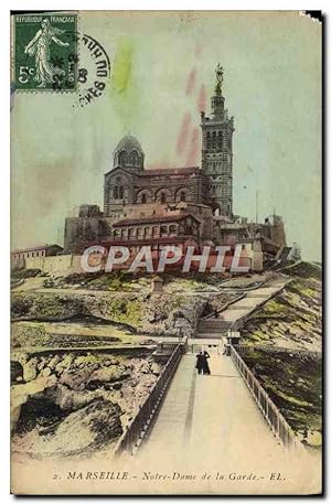 Carte Postale Ancienne Marseille Notre Dame de la Garde