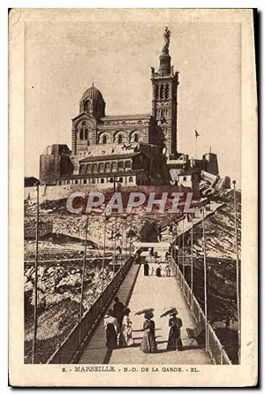 Carte Postale Ancienne Marseille N D de la Garde