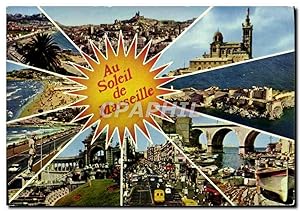 Carte Postale Moderne Marseille Sous la Chaude Caresse du Soieil De Provence
