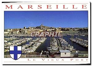 Carte Postale Moderne Marseille Vieux port