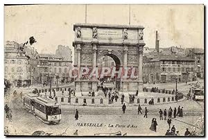 Carte Postale Ancienne Marseille La porte d'aix