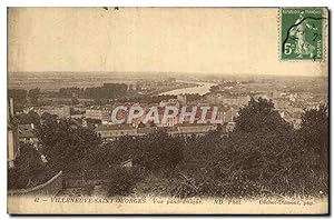Carte Postale Ancienne Villeneuve Saint Georges vue panoramique