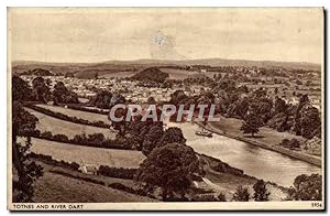 Carte Postale Ancienne Totnes And River Dart