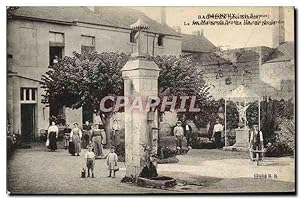 Carte Postale Ancienne Bagneux pres Saumur La maison de sante Un coin du jardin TOP