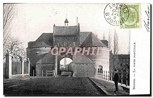 Carte Postale Ancienne Bruges La Porte Marechale