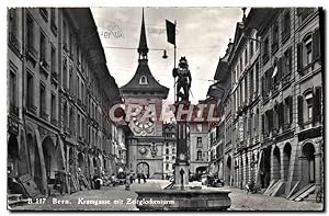 Carte Postale Ancienne Bern Kramgasse Mit Zeitglockenturm