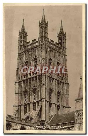 Carte Postale Ancienne Gloucester Cathédrale Tower