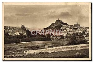 Carte Postale Ancienne Le Puy Les Rochers Corneille et St Michel d'Aiguilhe