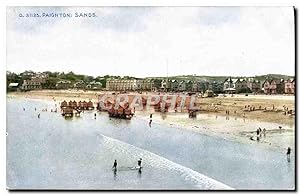 Carte Postale Ancienne Paignton Sands