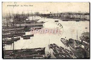 Carte Postale Ancienne Marseille Le Vieux Port