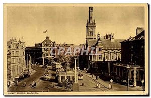 Carte Postale Ancienne Talbot Square Blackpool