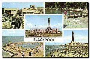 Carte Postale Moderne Blackpool The pleasure Beach Botaing lake Stanley park