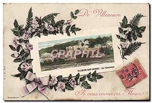 Carte Postale Ancienne Villeneuve Saint Georges vue Panoramique