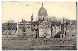 Carte Postale Ancienne Laval L'Hopital