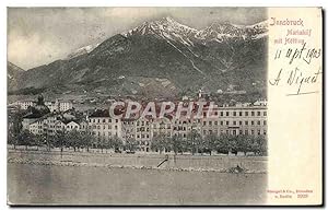 Carte Postale Ancienne Innsbruck Mariahilf Mit Hotting