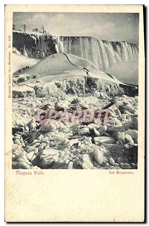 Carte Postale Ancienne Niagara Falls Ice Mountain