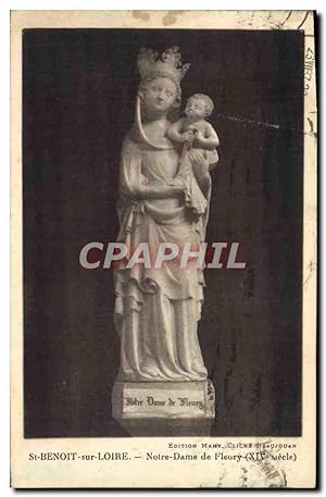 Carte Postale Ancienne St Benoit Sur Loire Notre Dame De Fleury