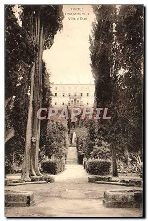 Carte Postale Ancienne Tivoli Prospetto Della Villa d'Este