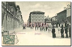 Carte Postale Ancienne Via Indiapendenza Bologna