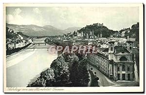 Carte Postale Ancienne Salzburg von der Humboldt Terasse