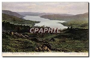 Carte Postale Ancienne Coniston Water From High Cross