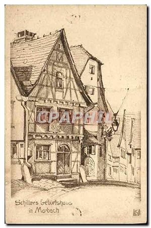 Carte Postale Ancienne Schillers Geburtshaus In Marbach