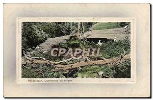 Carte Postale Ancienne Pasoeroean Landschap Bij Prigen