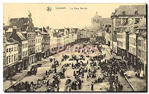 Carte Postale Ancienne Louvain Le Vieux Marche